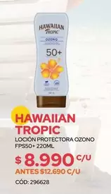 Hawaiian Tropic - Logón Protectora Ozzo FPS50+ 220ml