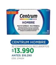 Centrum - Home Creme 30 Comprimidos Recubiertos