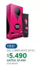 Yes - Gel Lubricante