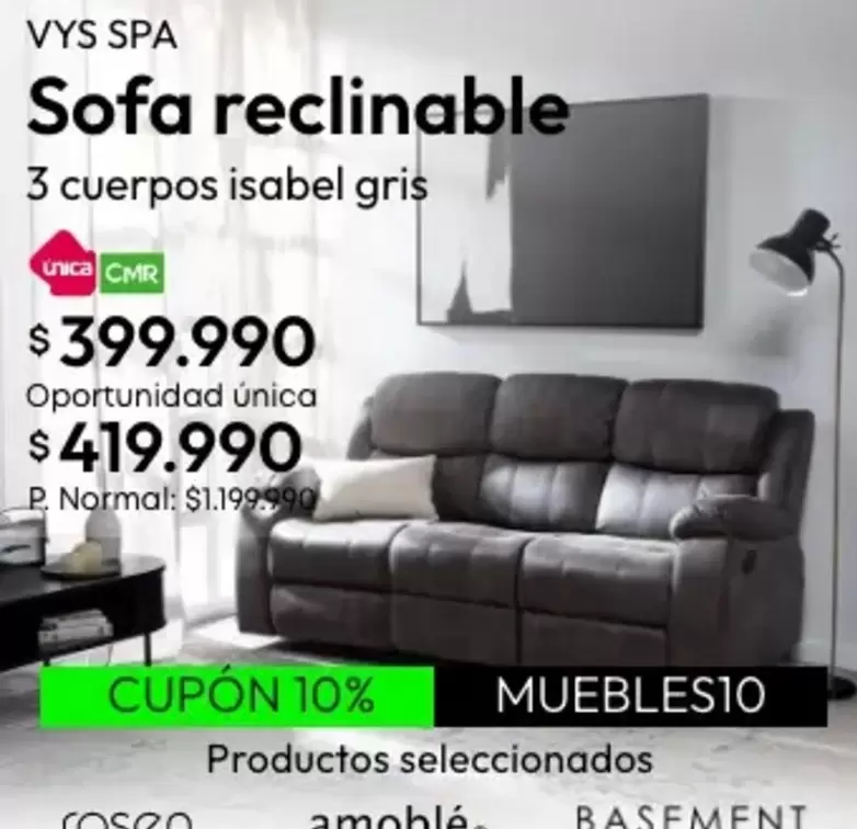 Rosen - Sofa Reclinabile
