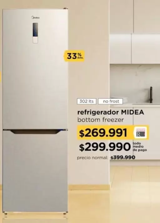 Midea - Refrigerador