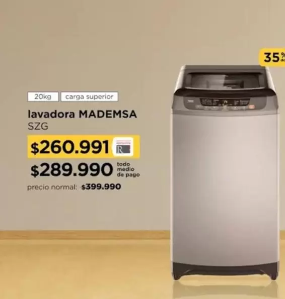 Mademsa - Lavadora Srzg