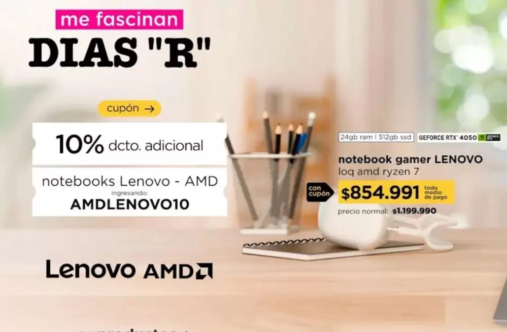 Lenovo - Notebook Gamer