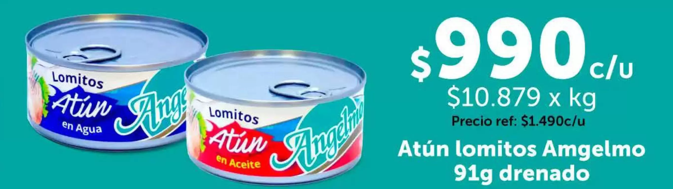 Angelmo - Atún Lomitos 91g Drénado