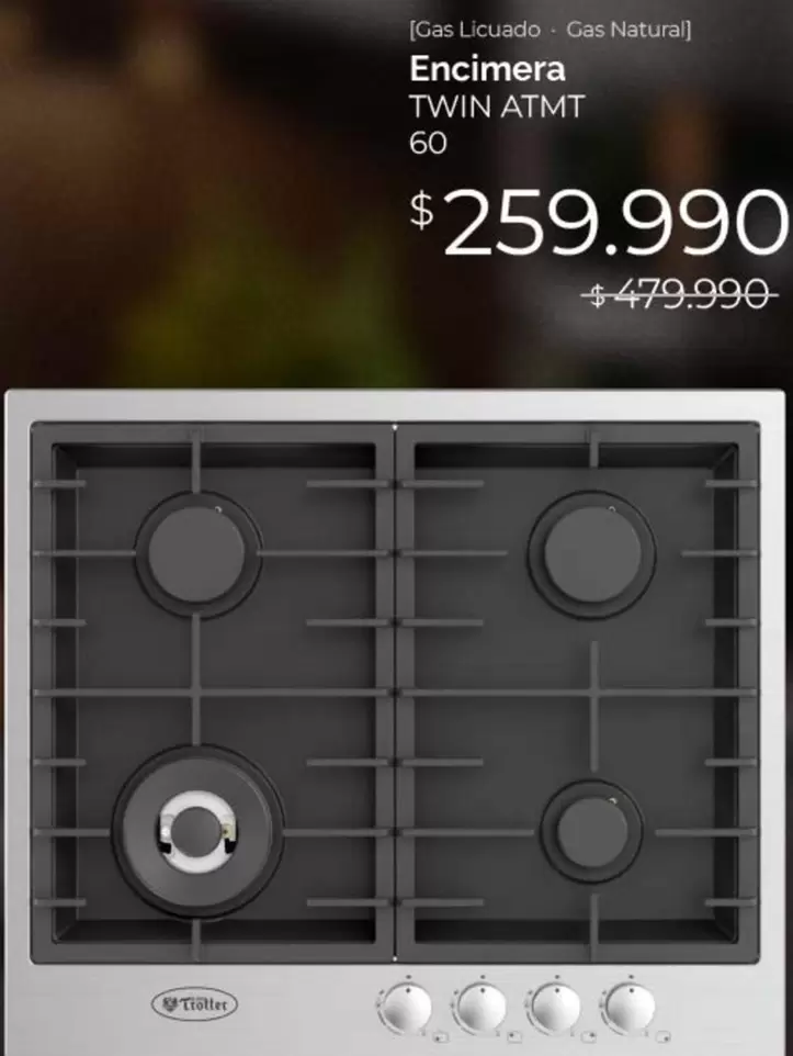 TCL - Encimera Twin Atmt