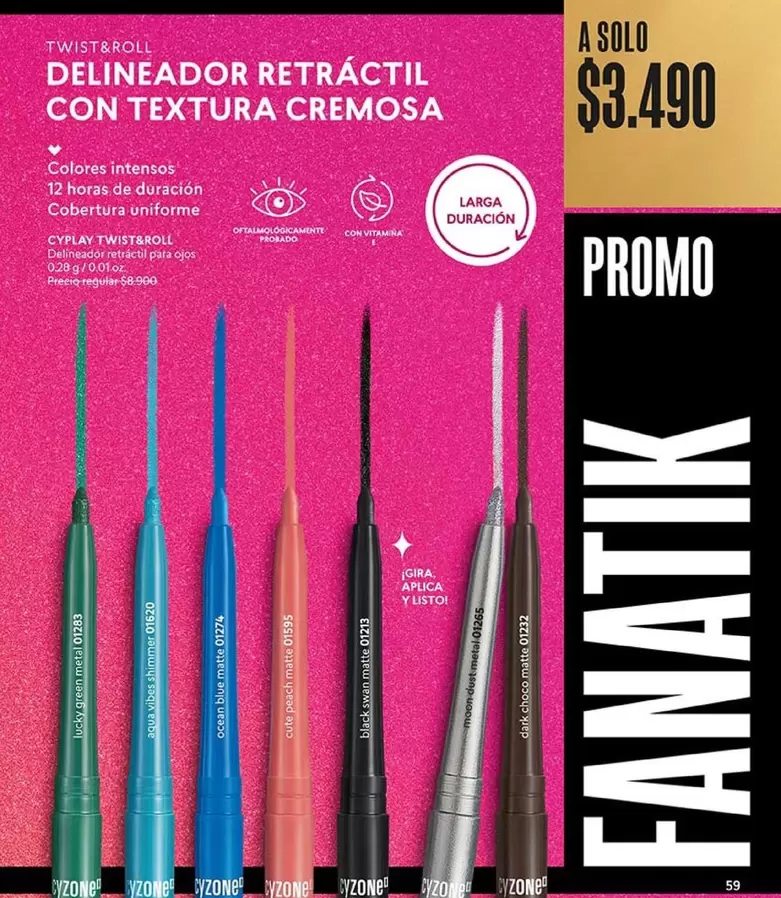 Green - Delineador Retractil Con Textura Cremosa