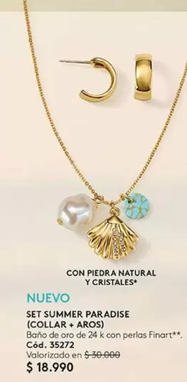 Summer - Set  Paradise (collar+&ros)