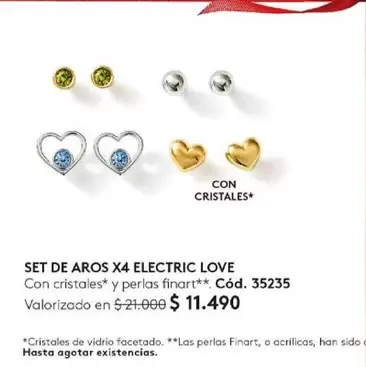 Set De Aros X4 Electric Love
