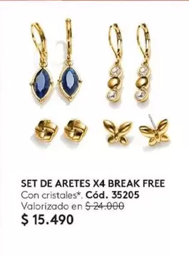 Break - Set De Aretes X4  Free
