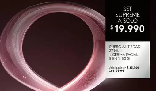 Supreme - Suero Antiedad 27 Ml + Cerma Facial 8 En 1