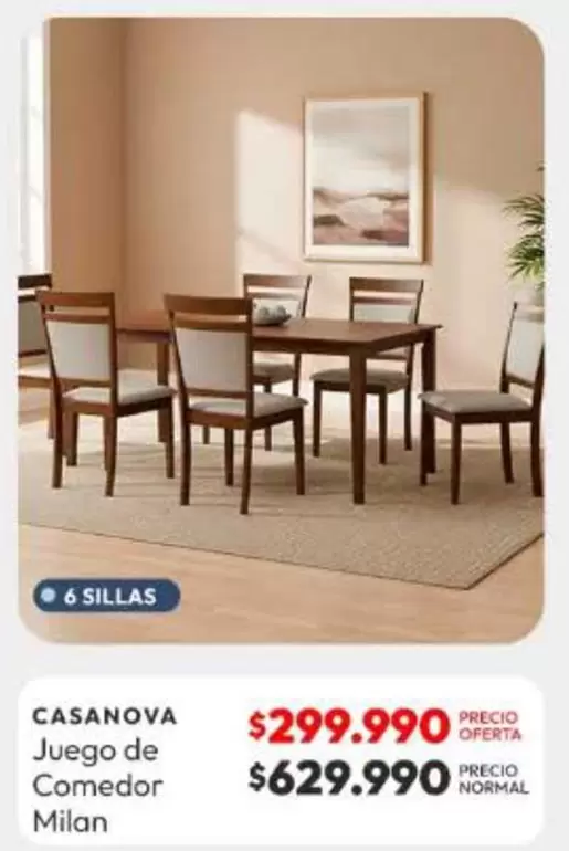 Milan - Juego De Comedor