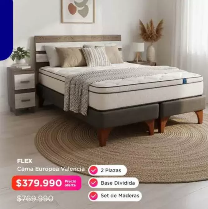 Flex - Cama Europea Valencia