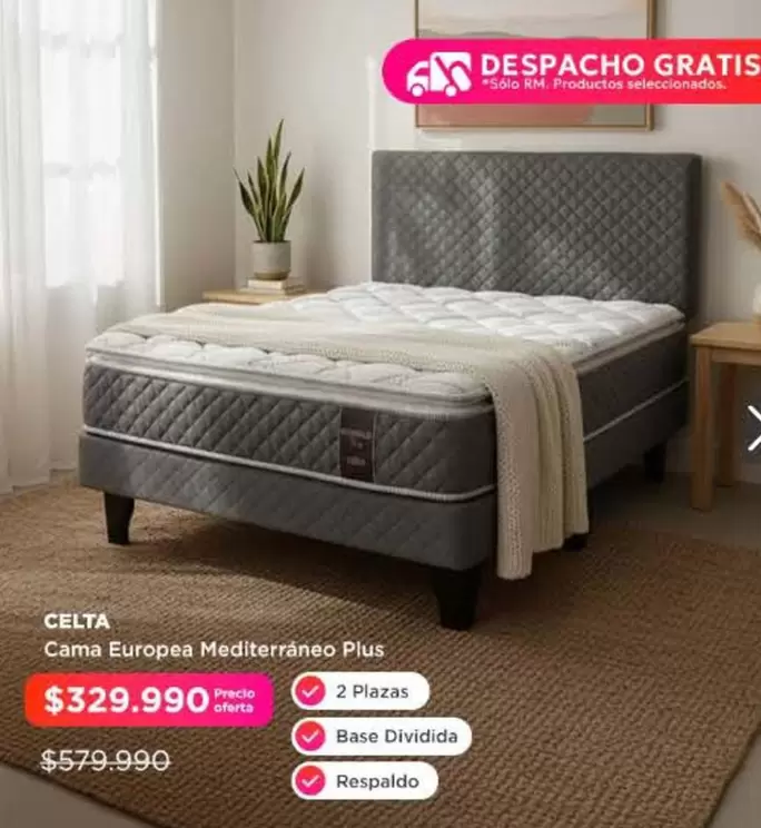 Celta - Cama Europea Mediterraneo Plus