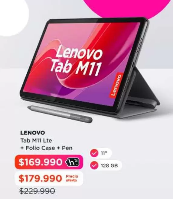 Lenovo - Tab M11 + Folio Case + Pen