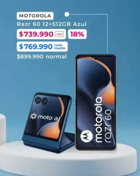 Motorola - Razr 60 12+512GB Azul