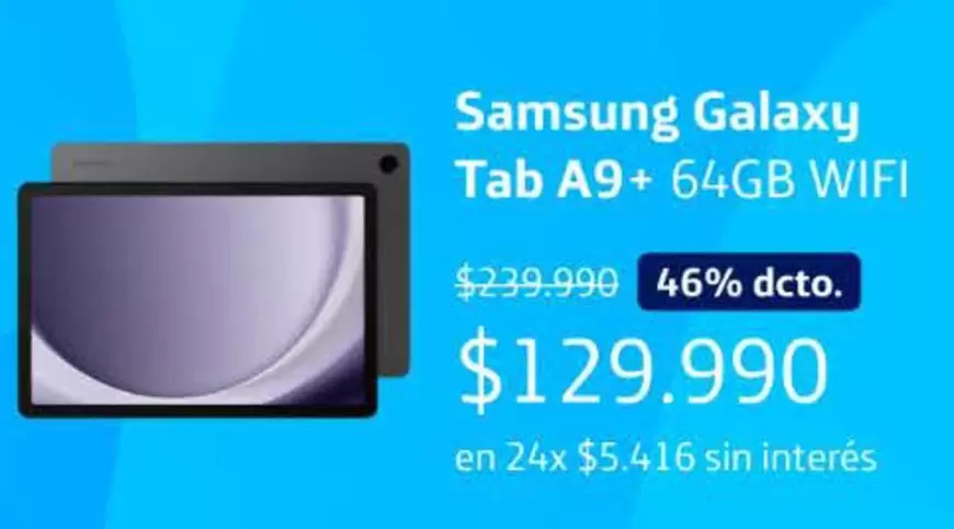 Samsung - Tab A9+ 64 Gb Wifi