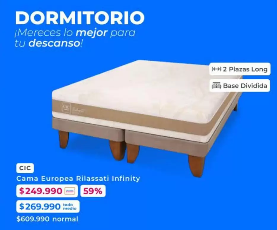 Cic - Cama Europea Rilassati Infinity