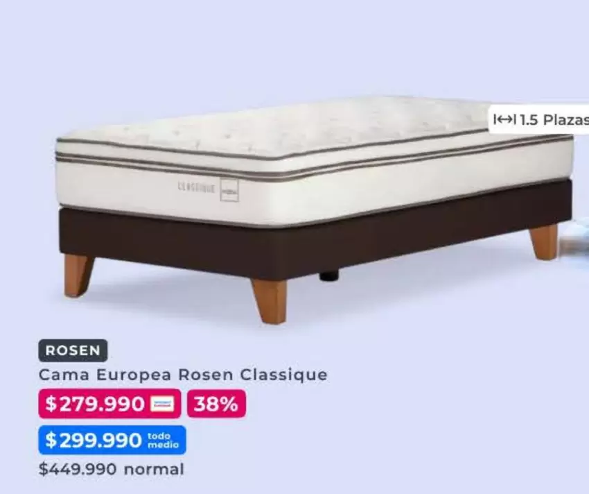 Rosen - Cama Europea  Classique