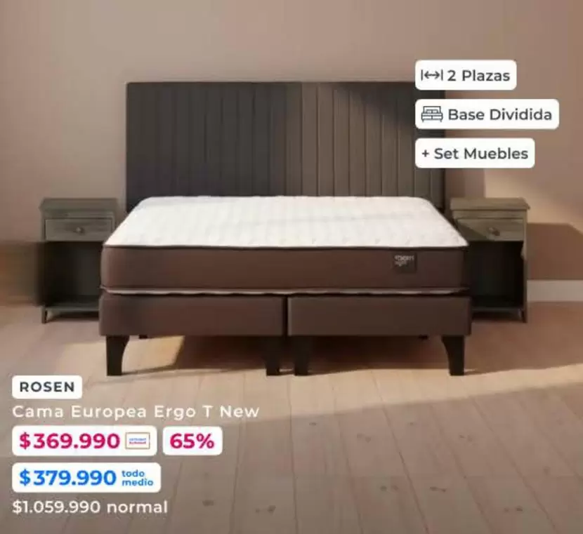 Rosen - Cama Europea T New