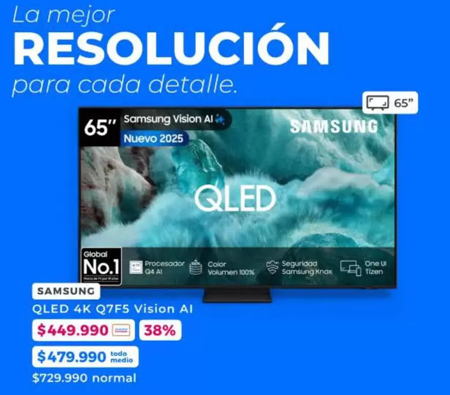 Samsung - Qled 4k Q7f5 Vision Al