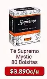 Té Supremo - Mystic 80 Bolsitas