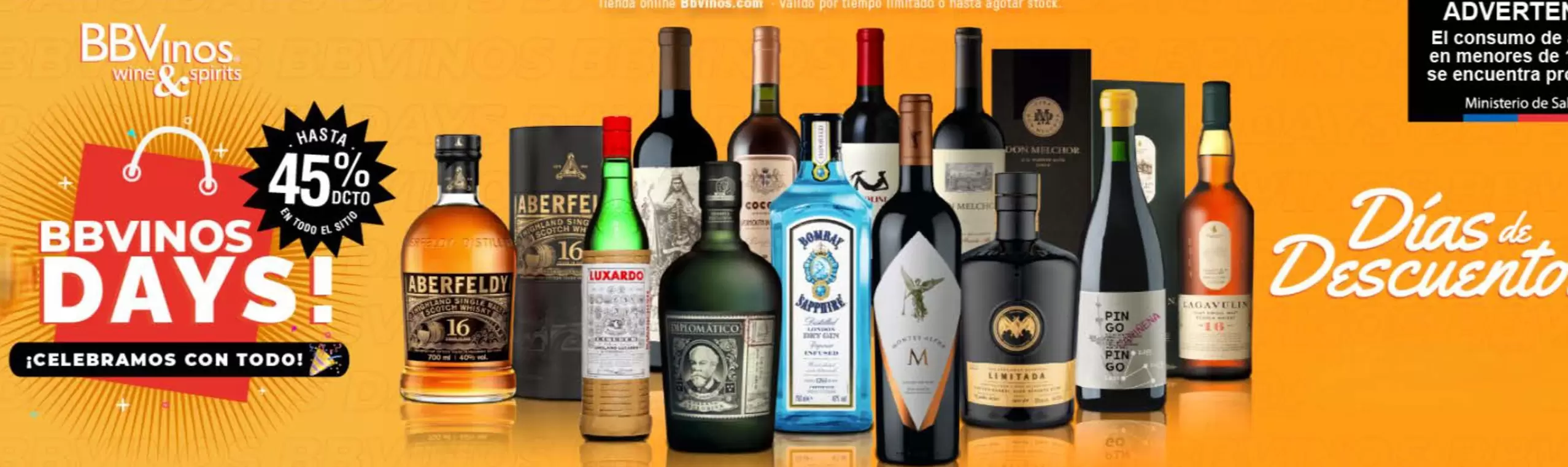 Bombay - Bebidas, Bbvinos