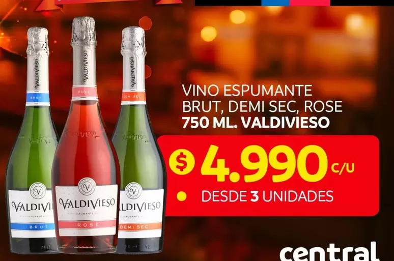 Valdivieso - Vino Espumante Brut, Demi Sec, Rose