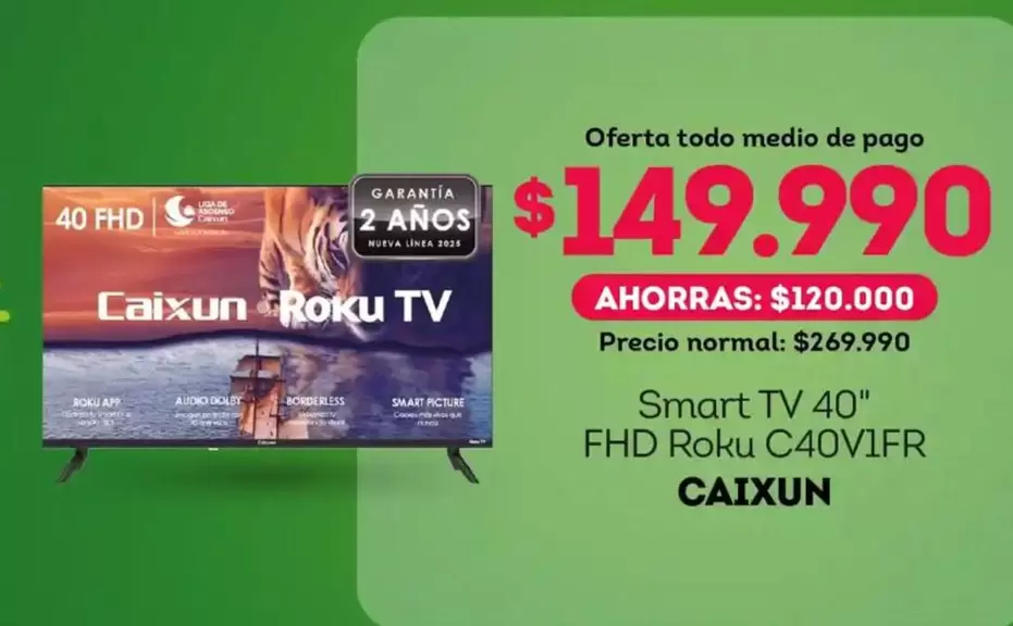Roku - Smart Tv 40" FHD C40V 1FR