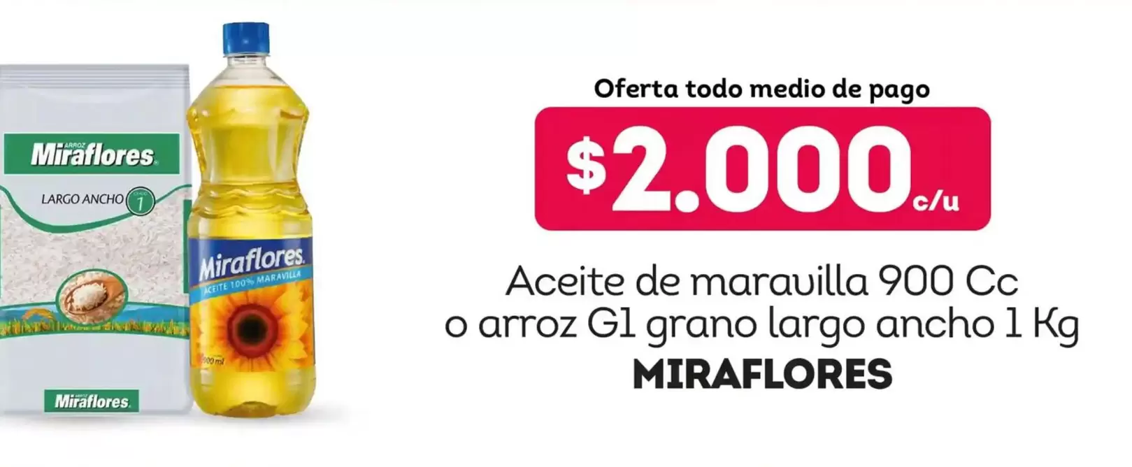 Miraflores - Aceite De Maravilla O Arroz G14 Grano Largo Ancho