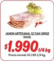 San Jorge - Jamon Artesanal G2  Granel
