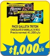 Tritón - Pack Galleta