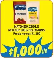 Hellmann's - Mayonesa O Ketchup