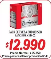 Budweiser - Pack Cerveza