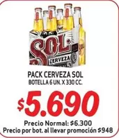 Sol - Pack Cerveza