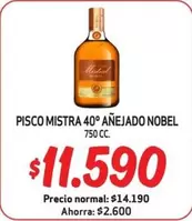 pisco mistra 40° anejado