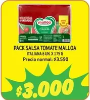 Malloa - Pack Salsa Tomate