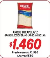 Tucapel - Arroz G°2 Gran Seleccion Grano Largo Ancho