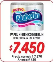 Nubelin - Papel Higienico