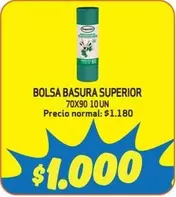 Superior - Bolsa Basura
