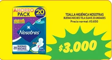 Nosotras - Toalla Higienica Nostras Buenas