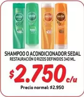 Sedal - Shampoo O Acondicionador