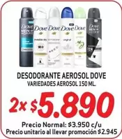 Dove - Desodorante Aerosol