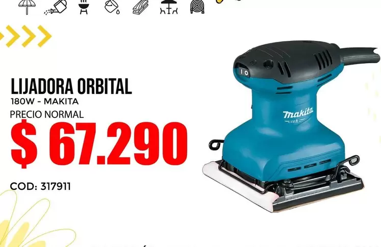 Makita - Lijadora Orbital