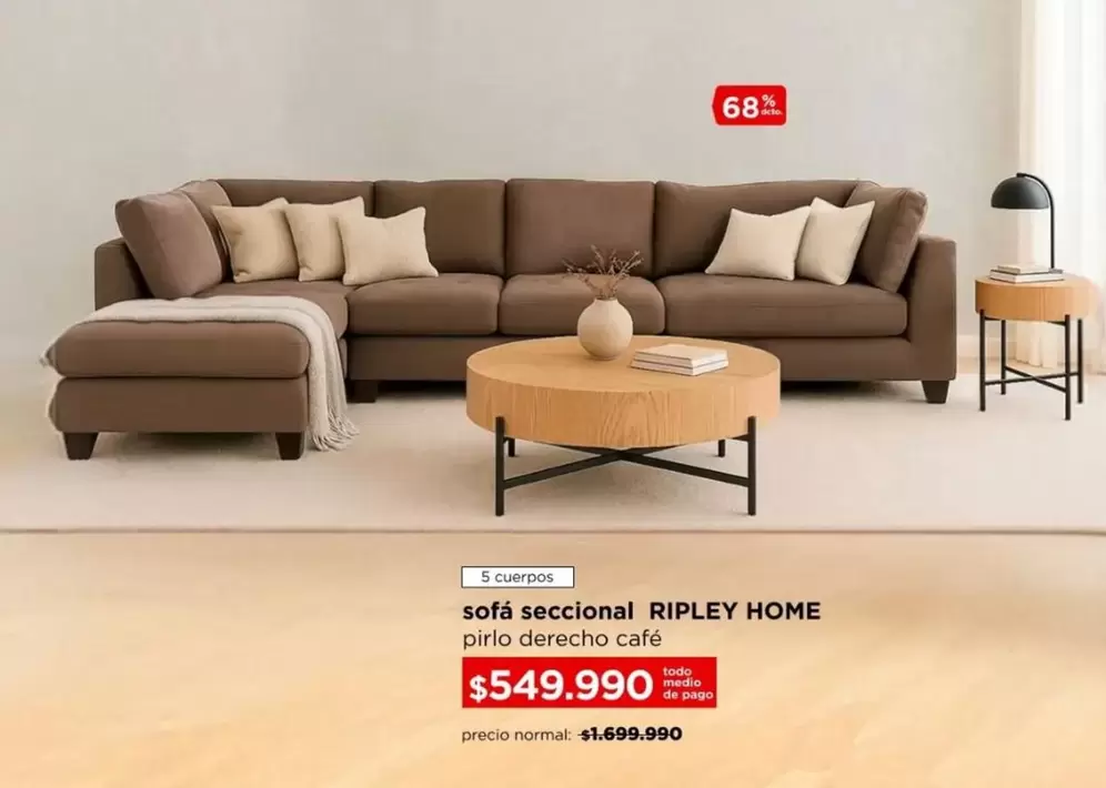 Sofa Seccional Ripley Home