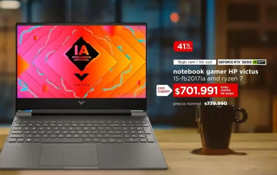 HP - Notebook Gamer Hp Victus