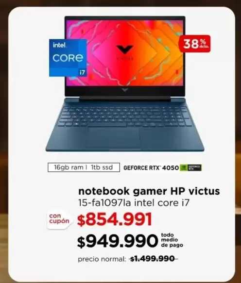 HP - notebook gamer  victus