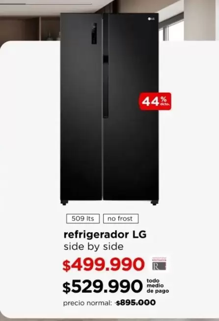 LG - Refrigerador Side By Side