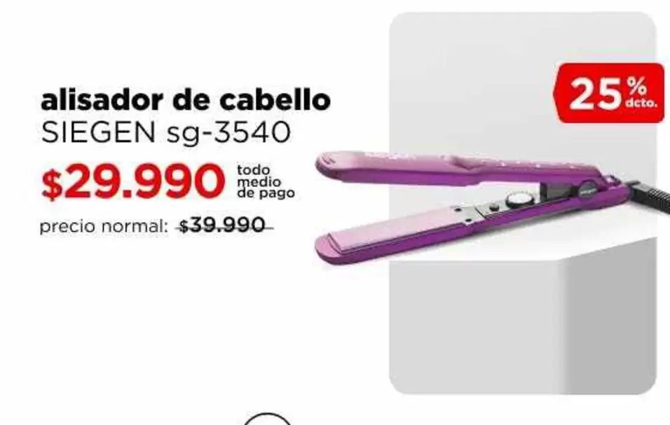 Siegen - Alisador De Cabello