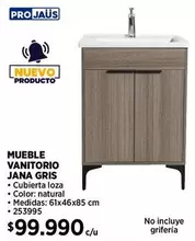Mueble Vanitorio Jana Gris