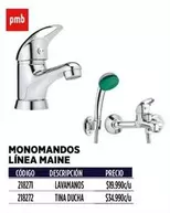 Monomatios Línea Maine